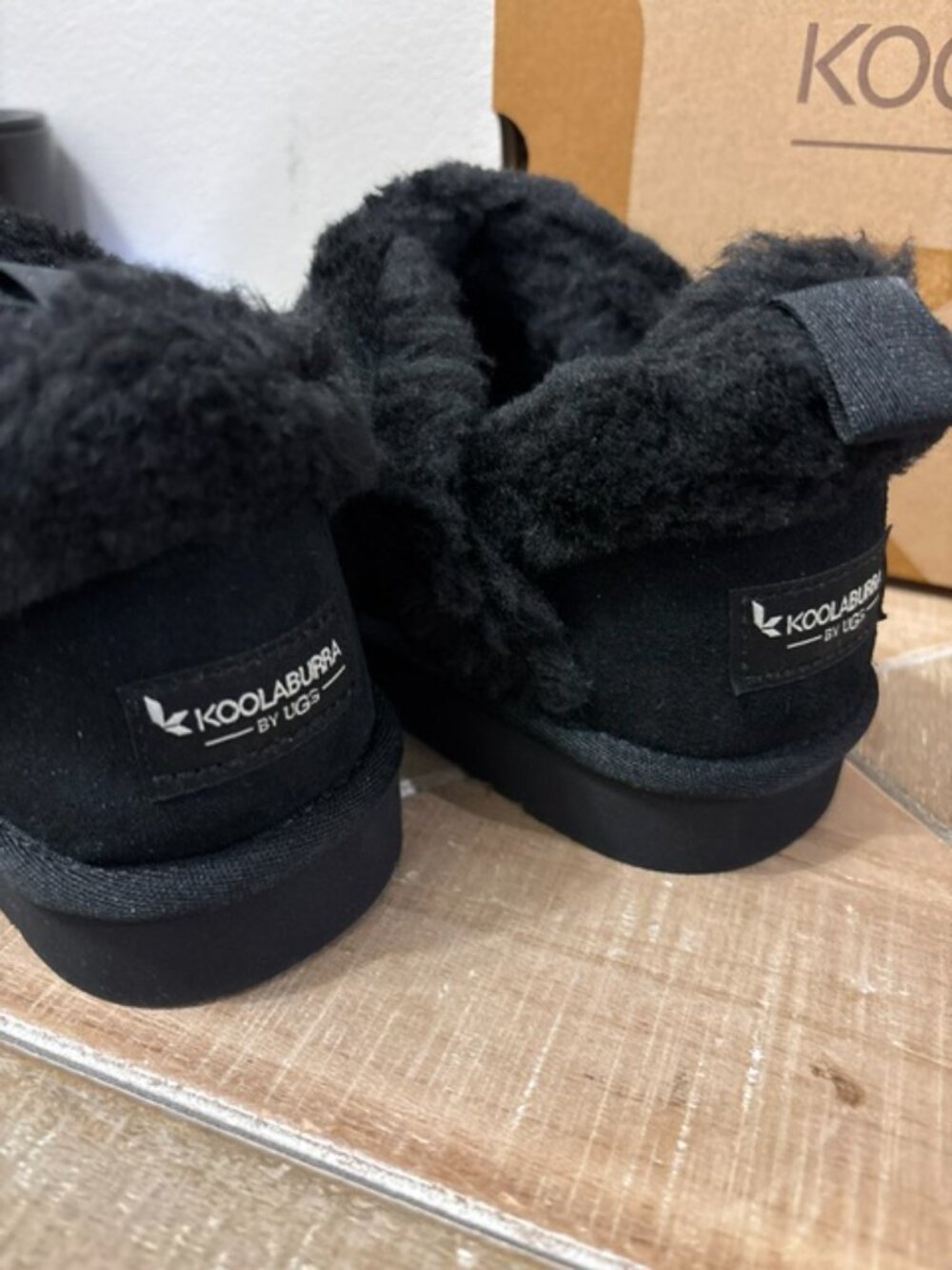 Koolaburra by UGG Suede Fur-Lined Slip-Ons - Advay - Picture 3 of 6